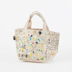 Hand-painted fair trade cotton bag "Be My Baby"