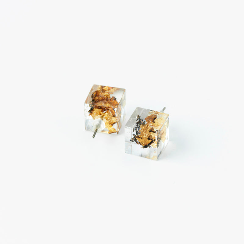 Wabi-Sabi Accessory Earrings Cube Type L size